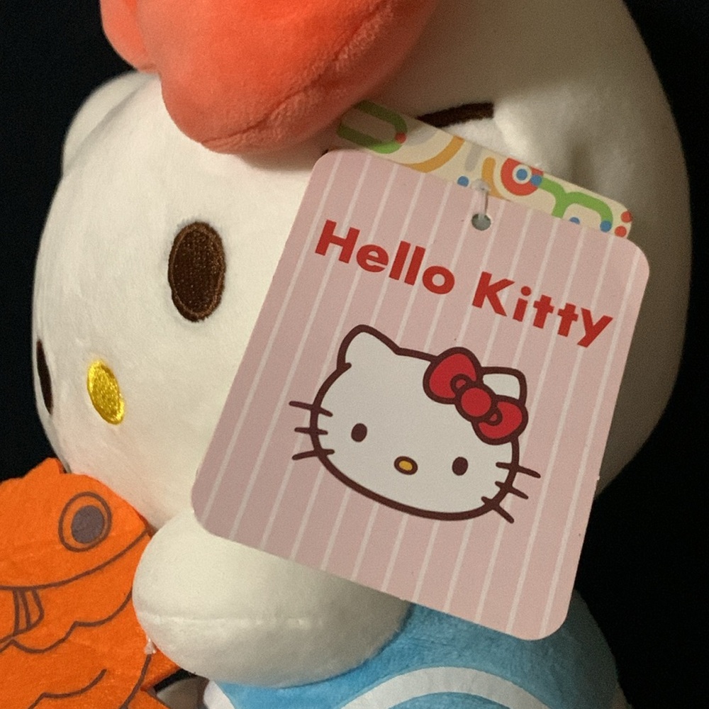 Sanrio x JHWH Hello Kitty Fish Plush 8” NWT - Picture 10 of 12